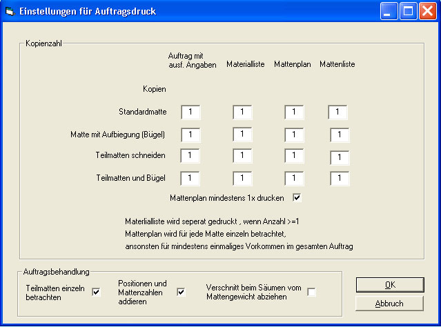 Auftragsdruck