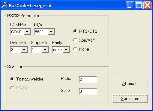 Scanparameter